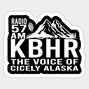 KBHR Am Northern Exposure Sticker